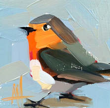 Angela Moulton Bird Painting